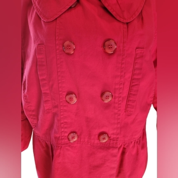 GEORGE Red Jacket, Flared Cuffs and Bottom Hem - Picture 5 of 9